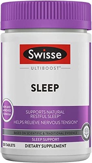 Swisse Sleep Valerian Root Capsules | Valerian Root Extract + Magnesium + Licorice + Hops | Melatoni