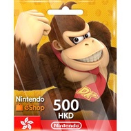 Nintendo eShop Prepaid Gift Top Up Card 500 HKD