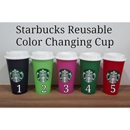 Starbucks Reusable Color Changing Cups Tumbler