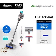 [11.11 Specials] Dyson V12s Origin Submarine Wet & Dry Vacuum | Reveals 2x invisible dust, HEPA Filt