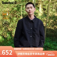 添柏岚（Timberland）官方男装翻领夹克户外冲锋23新款防水|A26ZZ A26ZZ001/黑色 L