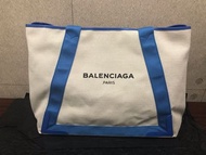 《超低價》Balenciaga Navy Cabas 帆布包（M）