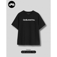 J316 Black Christian Premium Quality Cotton Tshirt Souvenirs Small Medium Large Xlarge