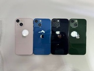 iPhone 13 mini 128 256 512 Blue black pink green 午夜暗色 粉色 黑色 藍色 二手接近全新 二手新淨