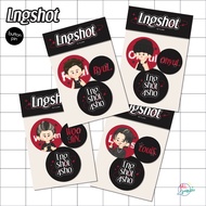 Hi-Junei | Fanmerch Button Pin Pack Lngshot (3 pcs)