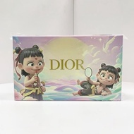 香港順豐包郵｜Dior迪奧呆萌哪吒藍金五件套 含口紅小樣70+眼影+原裝盒/紙袋/卡紙/塵袋 化妝品禮物