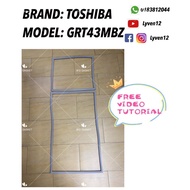 [TOSHIBA-GRT43MBZ]REFRIGERATOR DOOR GASKET/GETH PINTU PETI SEJUK