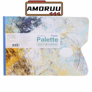 AMOR12UU Single-use Mixing Sheet, 11.69×8.27in Peel- Layer Peel- Palette Paper, Lightweight Portable