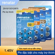 Genuine Swiss RENATA Hearing Aid Battery PR48-ZA13 PR44-A675 PR70-ZA10 PR41-ZA312