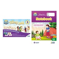 Combo Tiếng anh 5 I-learn smart start Student's cards + notebook
