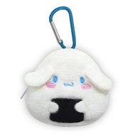 K Company Sanrio Characters (Onigiri Series) Coin Purse with Carabiner, Cinnamoroll SAON-KKZ-CN, H7.