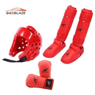 [Baoblaze] Taekwondo Sparring Gear Set with Shin Guards Footgear for Taekwondo Sparring