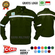 KAMEJA KERJA/KAMEJA PROYEK SAFETY/KAMEJA BENGKEL/KAMEJA LAS/KAMEJA TEKHNISI/BAJU KERJA/KAMEJA/WEARPA