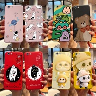 Casing iPhone 6 Plus 6S Plus 7 Plus 8 Plus Case Matte Lovely Rabbit Panda Printing Jelly Soft Silicone Cover Phone Case