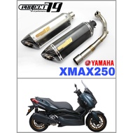 YAMAHA XMAX 250 Exhaust Full System Slip On Piping Stainless Steel Project79 Muffler Project 79 QPM0