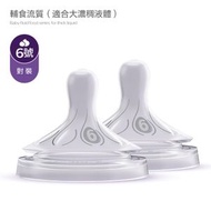 飛利浦 - Philips Avent｜飛利浦新安怡自然吸奶嘴 6號輔食流量，1對裝| PHS_SCY96602