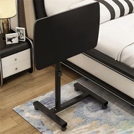 黑色 多功能可調節電腦辦公桌 多功能電腦書枱 便攜式電腦桌 折疊床邊桌 升降調節高度學習桌 筆記本支架落地電腦桌 [平行進口]