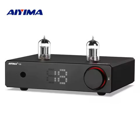 AIYIMA T20 Vacuum Tube Preamplifier Amplifier LME49720 /OPA1612 HiFi Amplificador XLR/RCA Balanced I