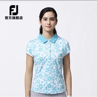 FootJoy Golf Apparel New Womens FJ Antibacterial UV Resistant Quick Drying Golf Short Sleeve POLO Sh