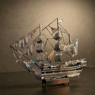 Mô Hình 3D Kim Loại Lắp Ráp Tàu Ngọc Trai Đen Black Pearl [Chưa Lắp]