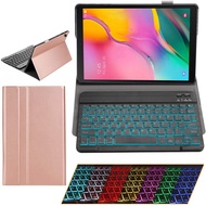 7 Colors Backlight Bluetooth Keyboard Case for Samsung Galaxy Tab S4 S5e S6 S7 S7 FE A7 A8 A7 lite S6 Lite 10.4 Galaxy Tab A 8.0 10.1 10.5