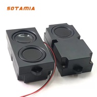 SOTAMIA 2Pcs 1.75-inch Subwoofer Passive Speaker 4 Ohm 5W Full Frequency Cavity Speaker DIY Desktop 