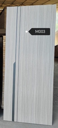 Pintu Kayu Bilik Rumah Melamine MODEN Terbaru Semi-Solid Door Laminate Wooden Door Moisture Resistant Bedroom Door