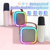 Mini Wireless Mic Bluetooth Small Speaker Outdoor Portable Karaoke Microphone Audio All-in-one Microphone