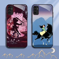 NC-60 Mulan Glass Case For Samsung A05S A35 A55 A24 A14 A15 A04S A34 A25 M15 A54 S21 FE Plus Ultra