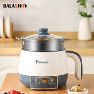 1.7L Electric Rice Cooker Household 1-2 People Hot Pot Single/Double Layer Multifunction Electric Cooking Machine Non-st Single Layer One