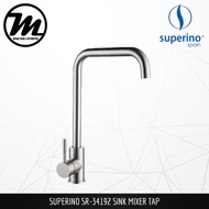 SUPERINO SR34192 Kitchen Sink Faucet Stainless Steel SUS 304 Pillar Mixer Tap