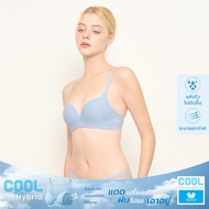 Wacoal Cool Innovation บราไร้โครง ฟองน้ำบาง 10 มิล รุ่น WB5X90 สีฟ้า (SX)