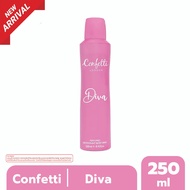 Confetti London Body Spray - Diva 250ml / คอนเฟตติ ลอนดอน บอดี้ สเปรย์ - ดีว่า 250มล.