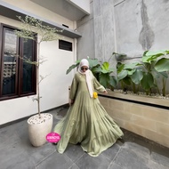 Anindya Fashion Presents Fashion Muslim Rachel Dress Model Canda Super Mayung Dengan Desain Polos Wu