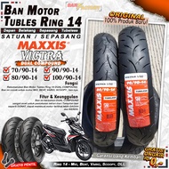 BAN MOTOR MATIC TUBLES MAXXIS BAN DEPAN BELAKANG NMAX RING 13 MOTOR BEAT VARIO RING 14 XMAX RING 15 