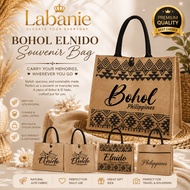 Labanie Bohol Philippines Souvenir Tote Bag Local-Inspired Canvas Carryall with Bohol-Themed Design