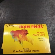 obat asam urat dan reumatik cap ikan mas isi 10 pcs