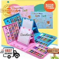 208pcs Children's Crayon Sharpener Set Children's Drawing and Painting Tools Crayon Paint