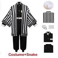 🇹🇭 เสื้อ demon slayer cosplay anime Iguro Obanai halloween Costume ชุดคอสเพลย์ ชุดอนิเมะ ชุดฮาโลวีน 