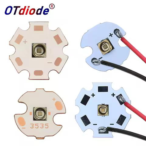 LED 3W 5W 3535 Laser VCSEL Infrared IR 808nm 850nm 940nm 980nm 1064nm Bead Lamp Patch Light Sensing