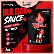 Samyang Buldak Original Hot Spicy Sauce 2kg | Large Spout Pouch Dipping & Drizzle Sauce