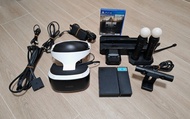 PS4 Playstation VR 頭戴裝置連配件及遊戲