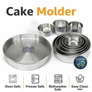 Royal Crown Aluminum Round Cake Pan (Makapal) Heavy-Duty Baking Molder for Cakes, Pies & Leche Flan