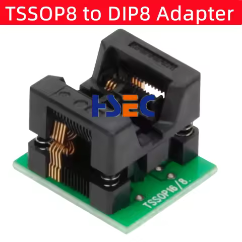 Top Quality TSSOP8 to DIP8 adapter socket / TSSOP8 IC Test for CH341A TL866ii RT809H/F T48 EZP2019/2