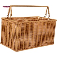 Woven Cutlery Storage Basket Outdoor Silverware Cadd-Y Utensil Organizer Cutlery Organizer Cutlery H