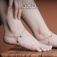 Vion S925 Anklet 10507, Gold Plated Silver Anklet, Gold Plated Silver Anklet