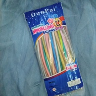 *Extra Tickness* 10pcs 260 shiny matalic chrome long ballon /belon panjang