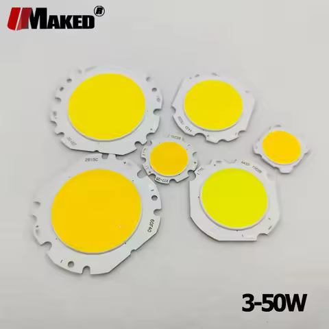 Wholesale LED COB 3 5 7 10 15 20 30-50W 2011 2820 4432 6042 7660 Ra75 110lm/w 300mA 3000-4000-6000K 