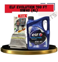 ELF EVOLUTION 700 FT 10W40 SEMI SYNTHETIC ENGINE OIL (4L) + FREE SPORT TOWEL