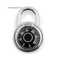 kit7c 3-Dial Combination Password Padlock for Dormitory Door gym locker Code Lock KNE